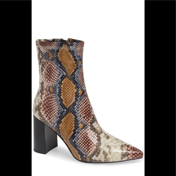 coma 3 block heel bootie